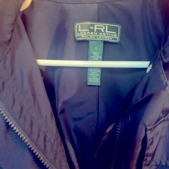 Coat Jacket Military Navy blue Lauren Ralph Lauren Active size L - Picture 2 of 4